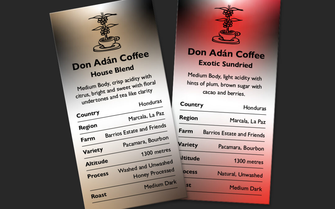 Don Adan Coffee Branding & Printed Material